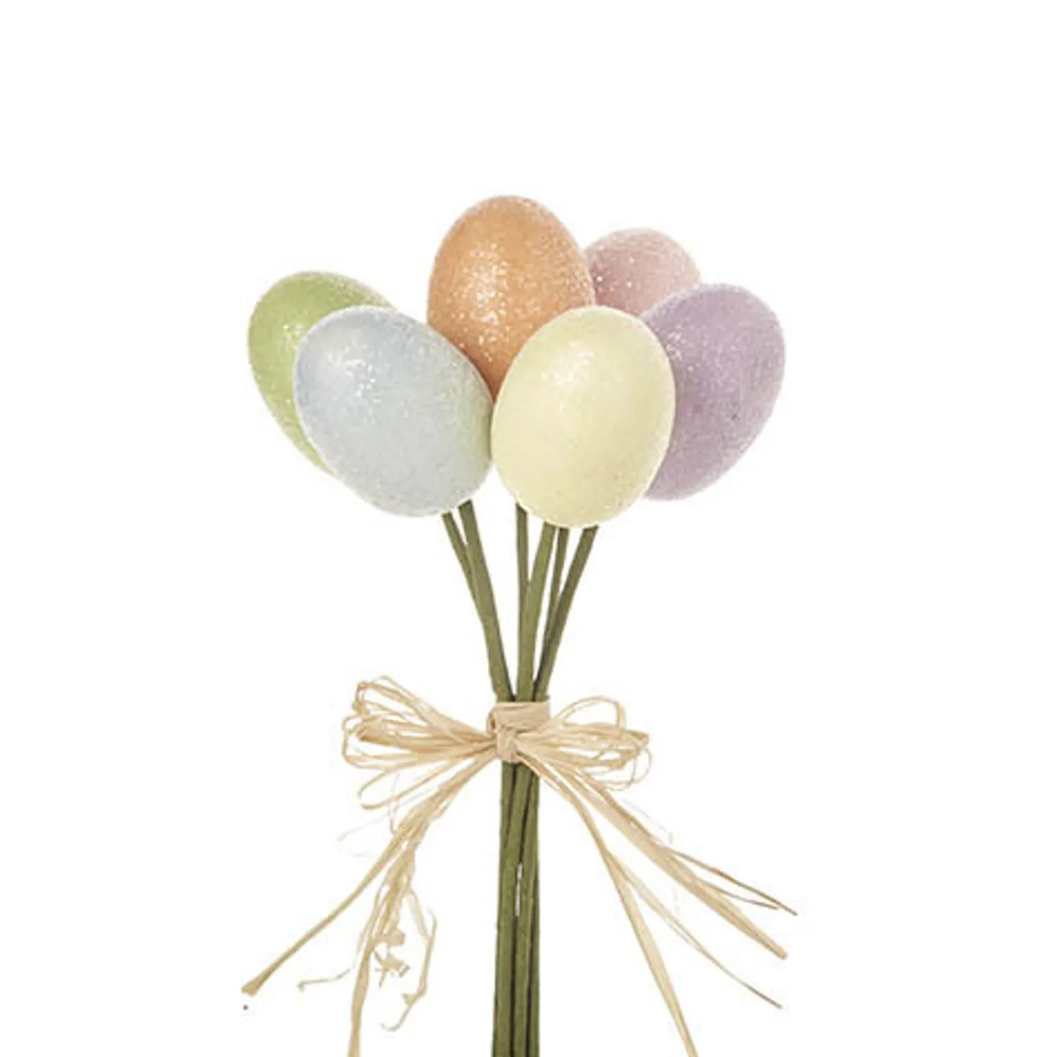 New The Jolly Christmas Shop Raz 12" Pastel Egg Pick Bundle F4206691