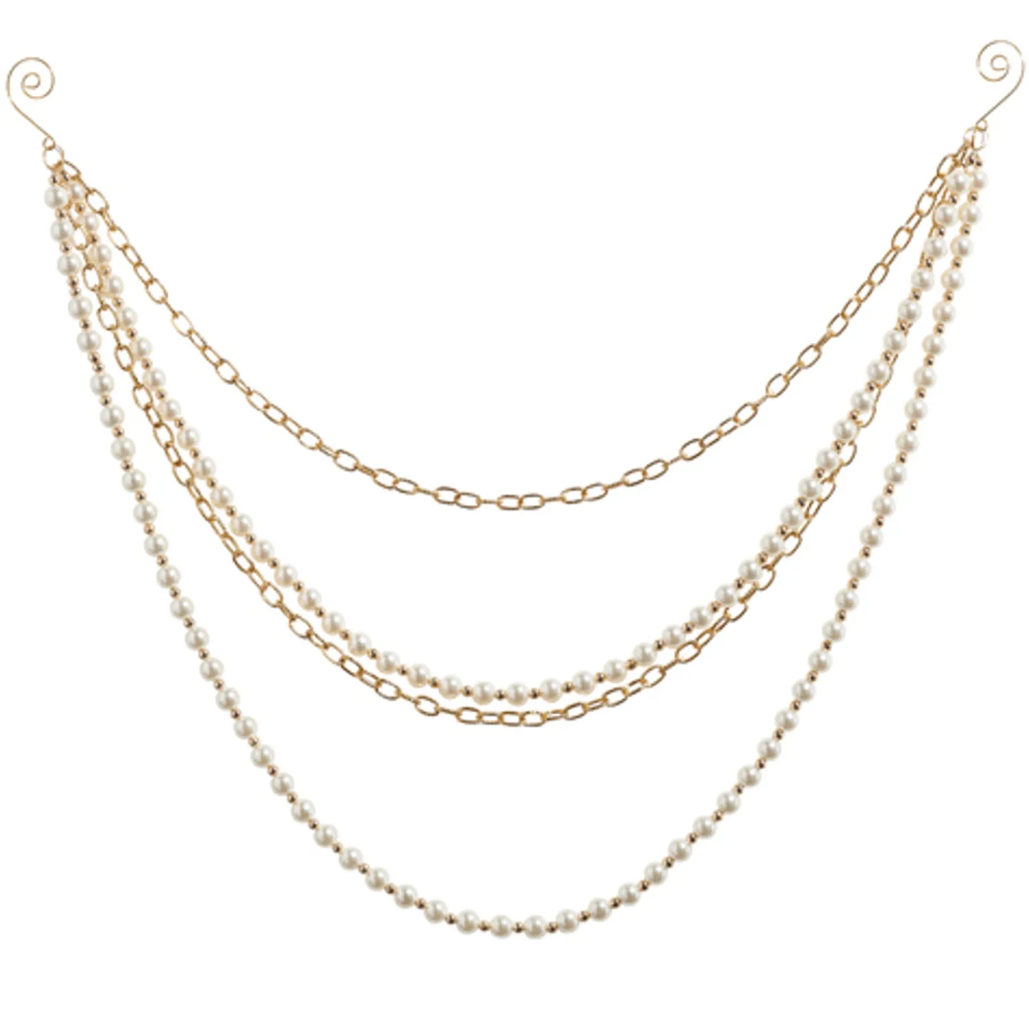 Hot The Jolly Christmas Shop Raz 27" Pearl Chain Christmas Tree Garland G4417572