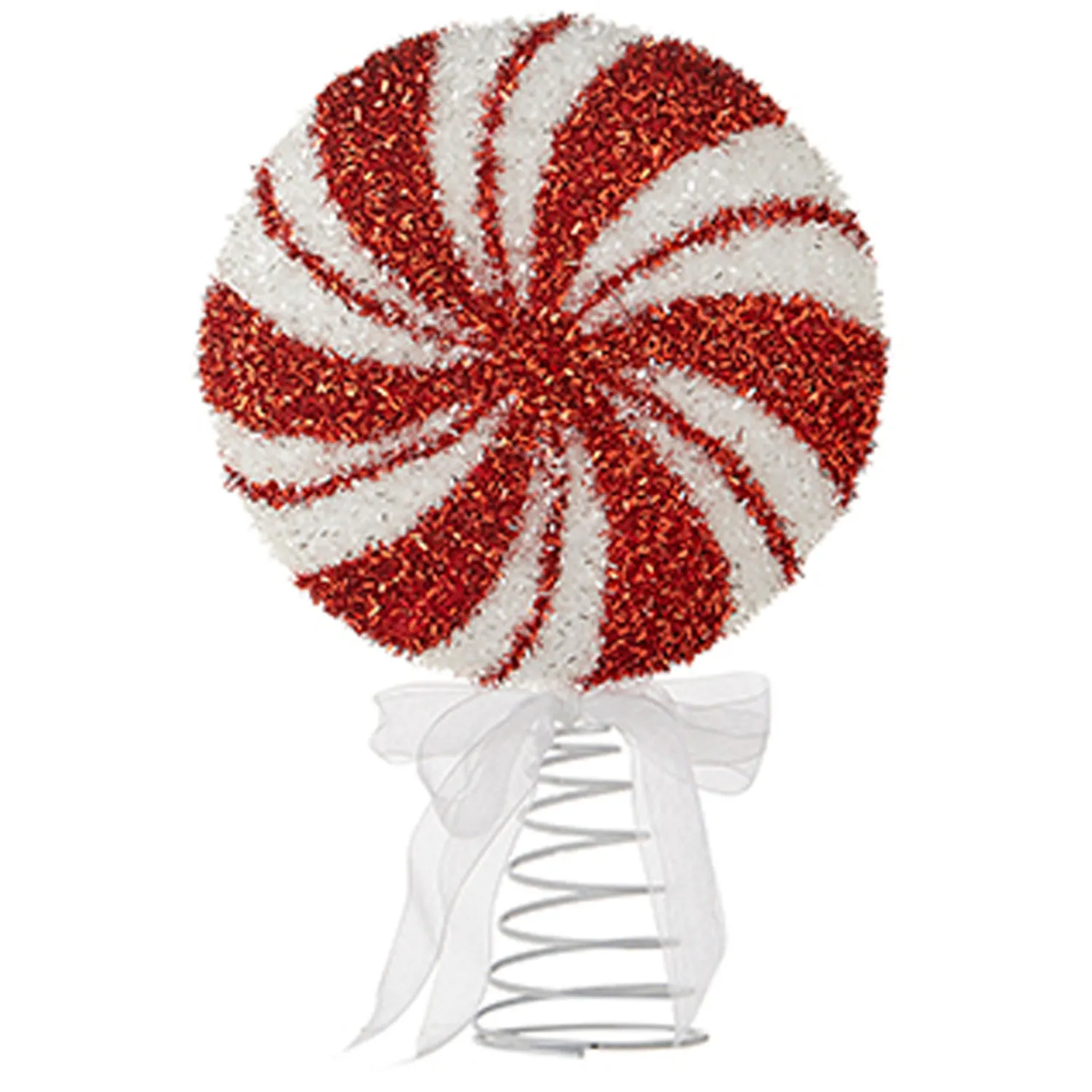 The Jolly Christmas Shop Raz 12" Peppermint Christmas Tree Topper 4216233