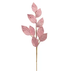 Sale The Jolly Christmas Shop Raz 26" Pink Beaded Tip Leaf Christmas Tree Pick F4406718