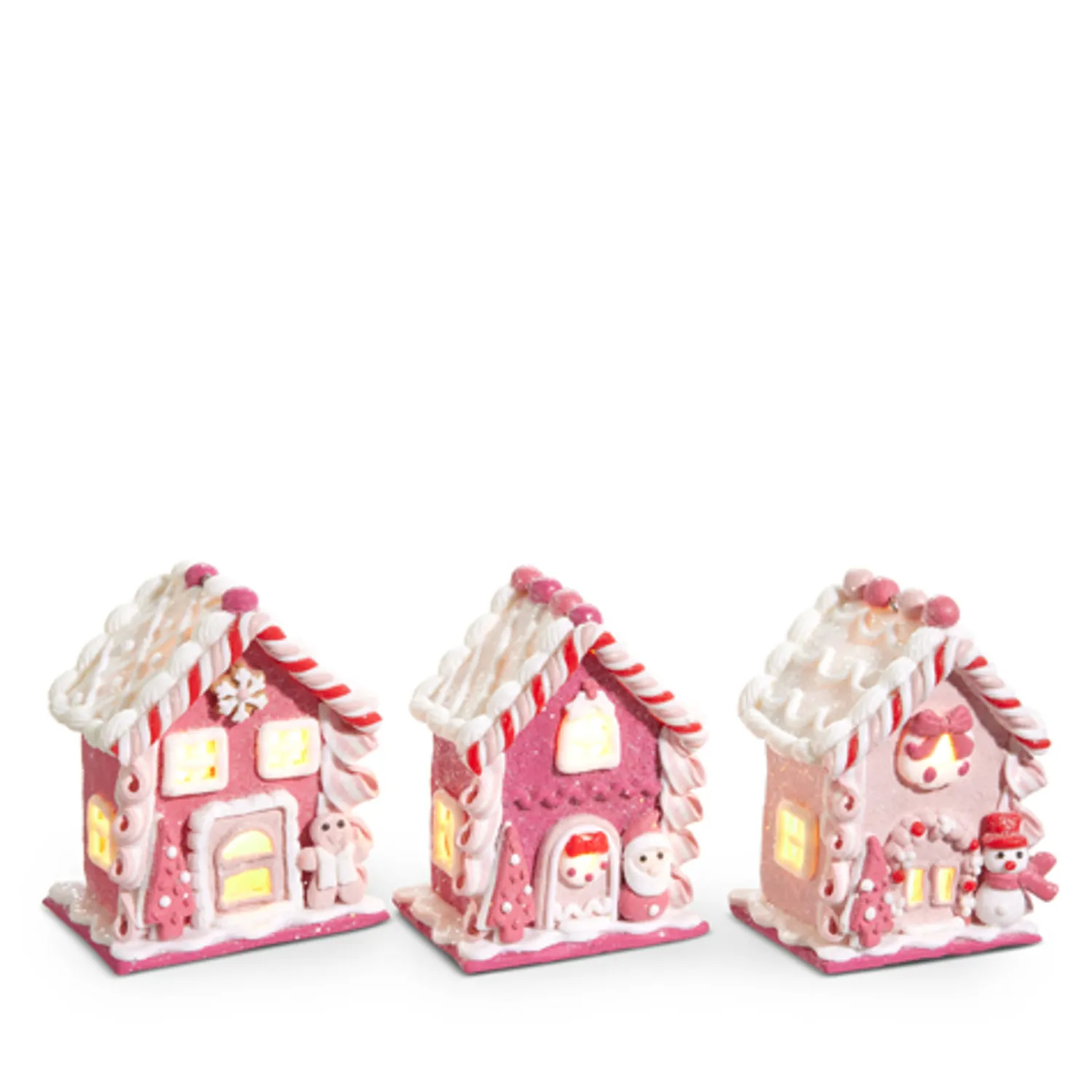 Online The Jolly Christmas Shop Raz 4.25" Pink Gingerbread House Christmas Ornament 4416329