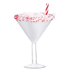 Discount The Jolly Christmas Shop Raz 6" Pink Peppermint Martini Glass Christmas Ornament 4352861