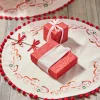 New The Jolly Christmas Shop Raz 52" Pink Santa Mug Christmas Tree Skirt 4319327