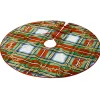 The Jolly Christmas Shop Raz 54" Plaid Christmas Tree Skirt 4221318