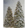 New The Jolly Christmas Shop Raz 7.5' Pre-Lit Flocked Spruce Christmas Tree W/ Clear Lights T4052012