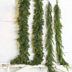 Clearance The Jolly Christmas Shop Raz 5.5' Real Feel Cedar Christmas Garland G3922680