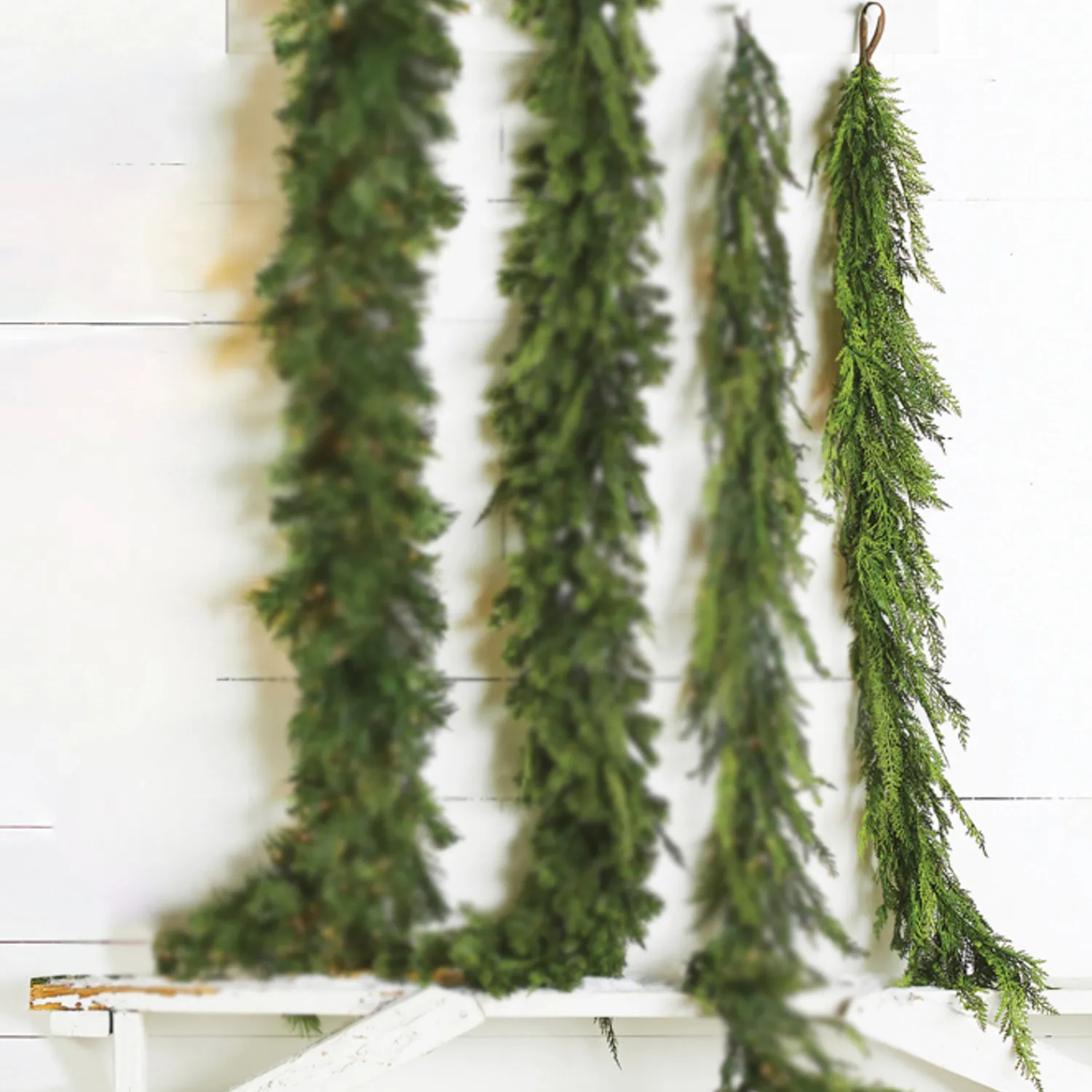 Clearance The Jolly Christmas Shop Raz 5.5' Real Feel Cedar Christmas Garland G3922680