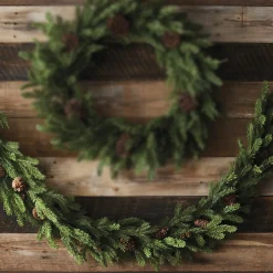 Online The Jolly Christmas Shop Raz 6' Real Feel Evergreen And Pine Christmas Garland G4212945
