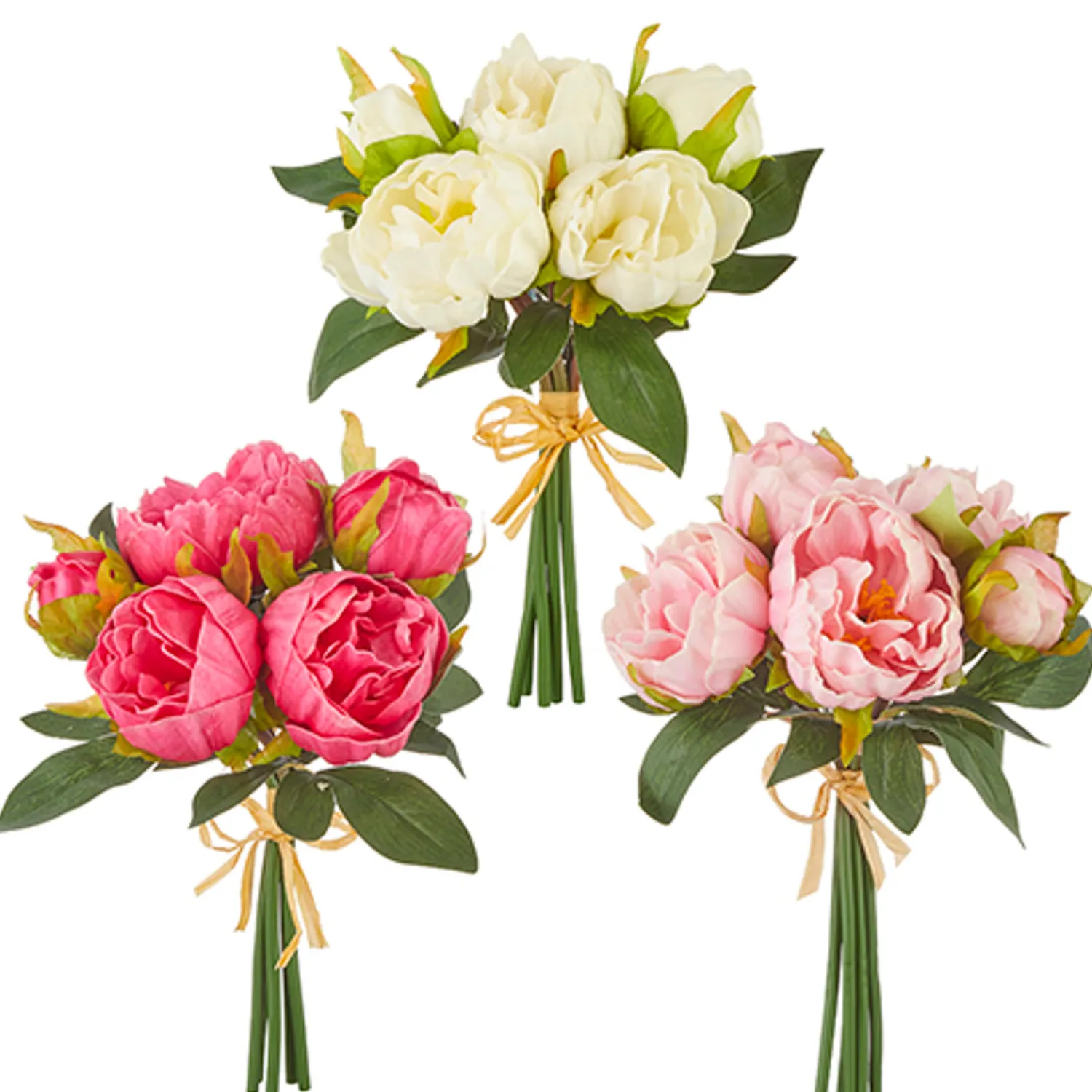 Online The Jolly Christmas Shop Raz 10.5" Real Feel Peony Bundle XF3702116