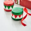 Online The Jolly Christmas Shop Raz 3.5" Red And Green Drum Glass Christmas Ornament 4322900