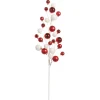 Discount The Jolly Christmas Shop Raz 31" Red And White Ball Christmas Spray F4302305