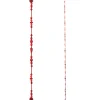 Hot The Jolly Christmas Shop Raz 6' Red Jeweled Christmas Garland G4422920