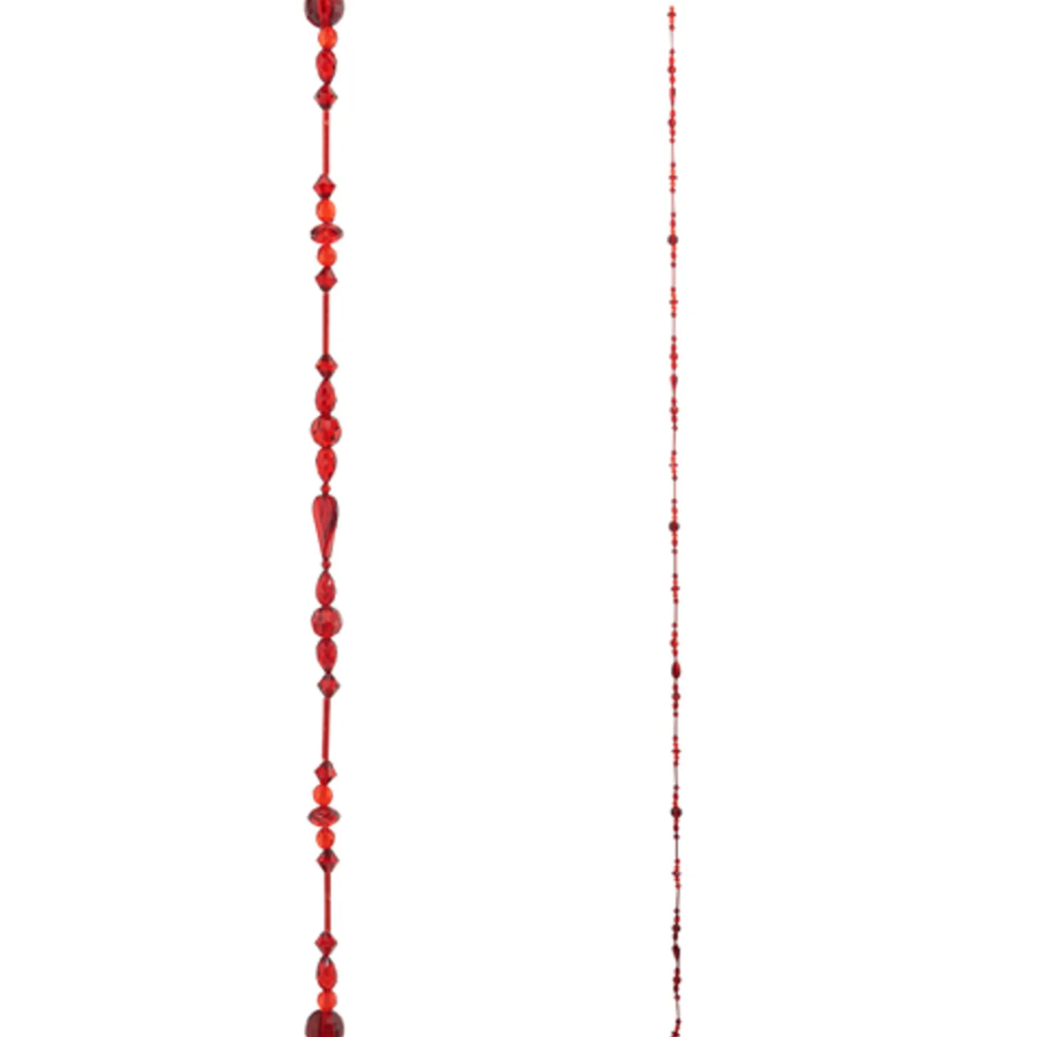 Hot The Jolly Christmas Shop Raz 6' Red Jeweled Christmas Garland G4422920