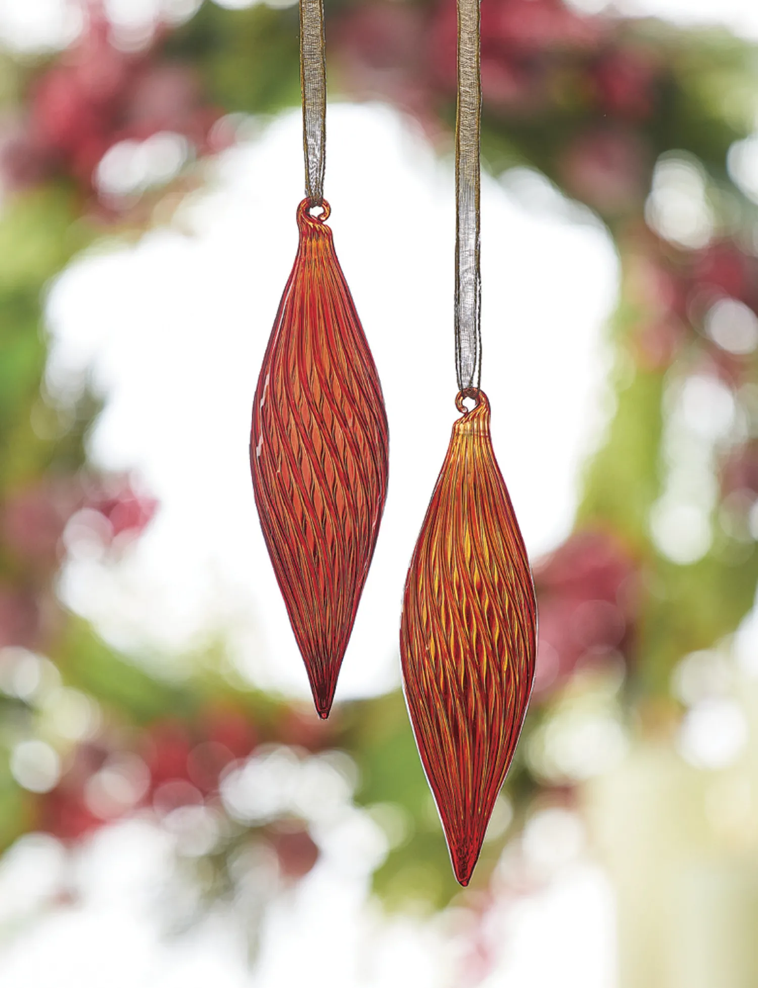 Discount The Jolly Christmas Shop Raz 8" Red Teardrop Glass Christmas Ornament 4222877