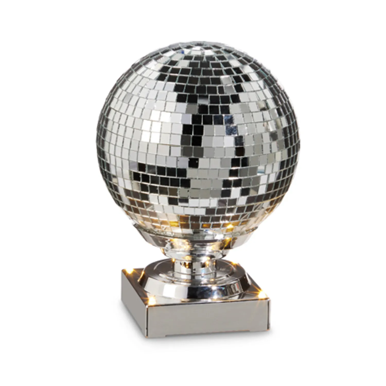 Outlet The Jolly Christmas Shop Raz 7.75" Silver Or Pink Animated Spinning Disco Ball Christmas Decoration