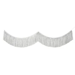 Clearance The Jolly Christmas Shop Raz 5' Silver Tinsel Christmas Tree Garland G4327318