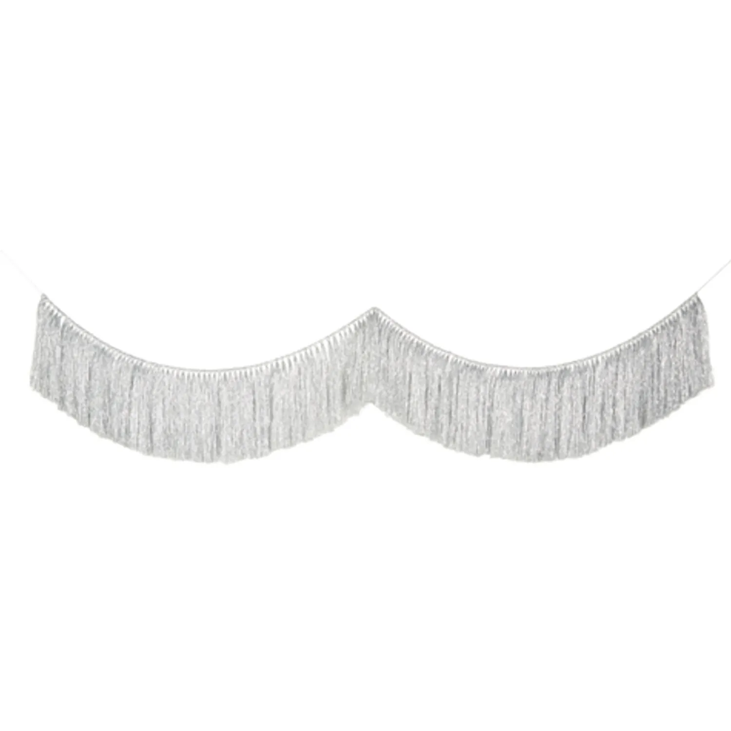 Clearance The Jolly Christmas Shop Raz 5' Silver Tinsel Christmas Tree Garland G4327318