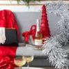 Outlet The Jolly Christmas Shop Raz 6' Silver Tinsel Garland G4302376