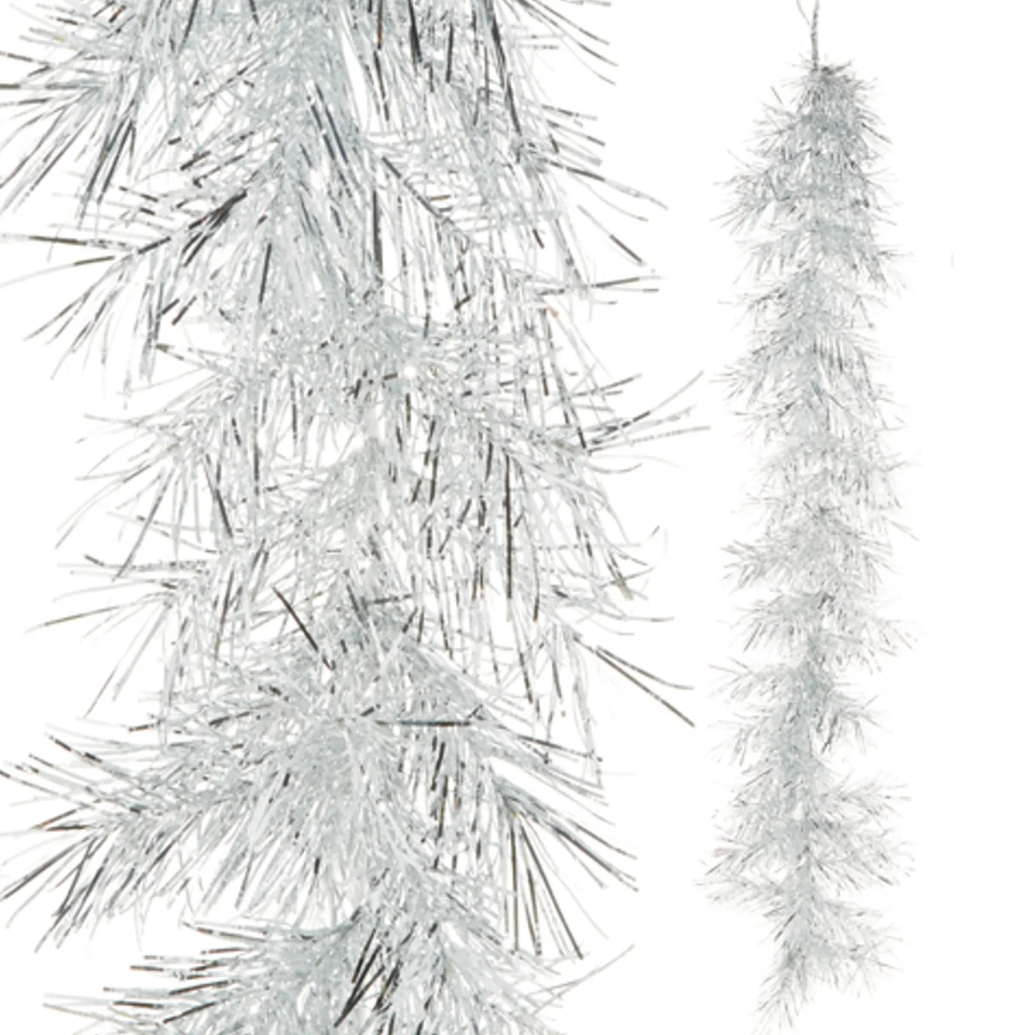 Outlet The Jolly Christmas Shop Raz 6' Silver Tinsel Garland G4302376