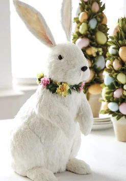 Outlet The Jolly Christmas Shop Raz 17" Sisal Bunny Easter Decoration 4303409