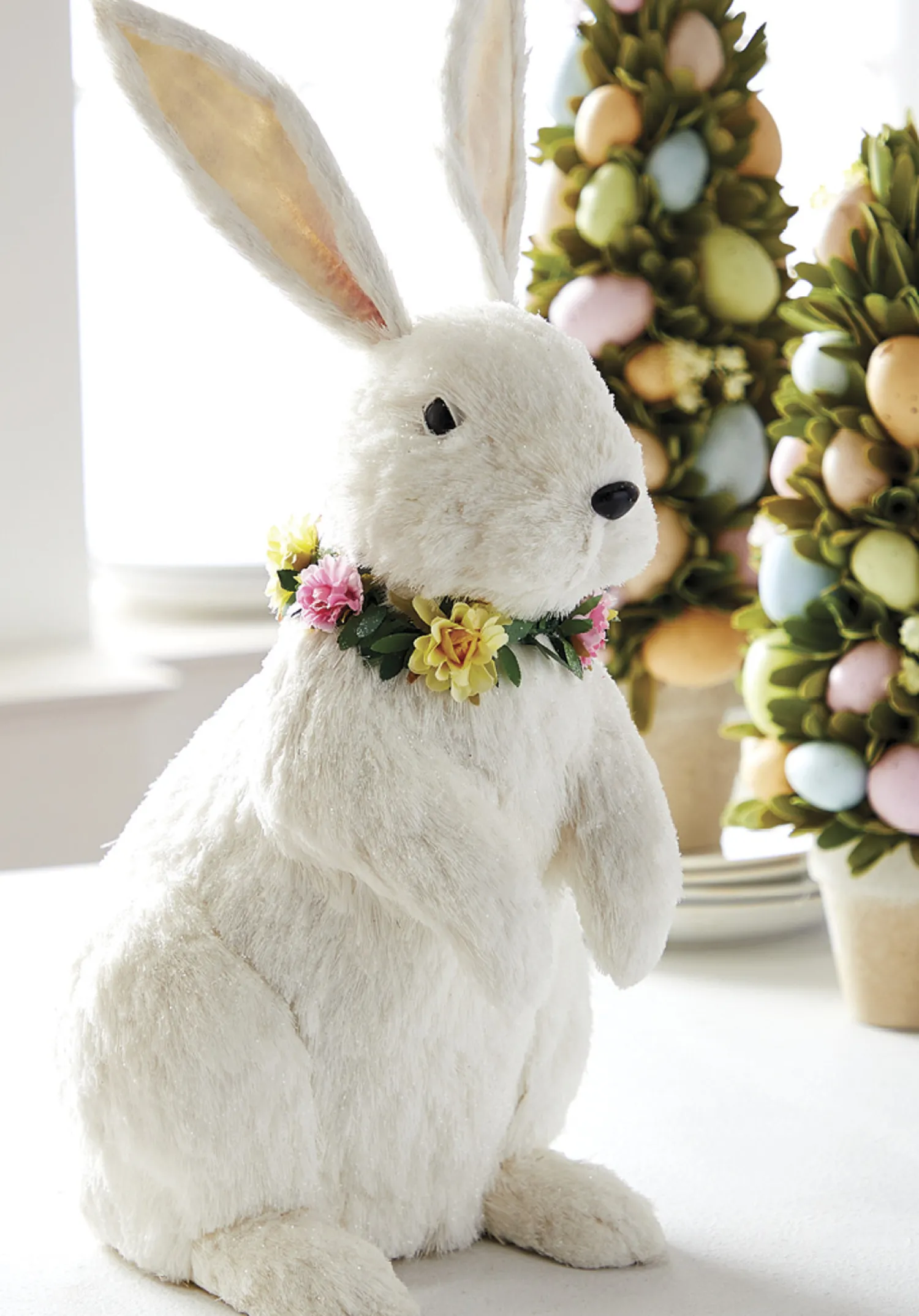 Outlet The Jolly Christmas Shop Raz 17" Sisal Bunny Easter Decoration 4303409