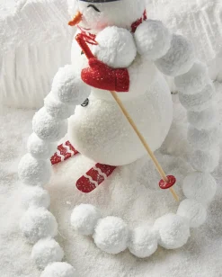 Outlet The Jolly Christmas Shop Raz 4' Snowball Christmas Garland G4106745