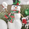Online The Jolly Christmas Shop Raz 6" Snowman Throwing Snowball Christmas Ornament 4216170