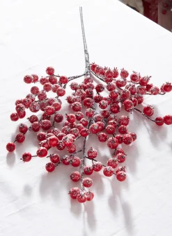 Discount The Jolly Christmas Shop Raz 27.5" Snowy Red Berry Christmas Tree Spray F4306669