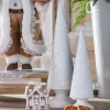 Sale The Jolly Christmas Shop Raz 16.5" Textured White Cone Tree Set Of 2 Christmas Decoration 4412130