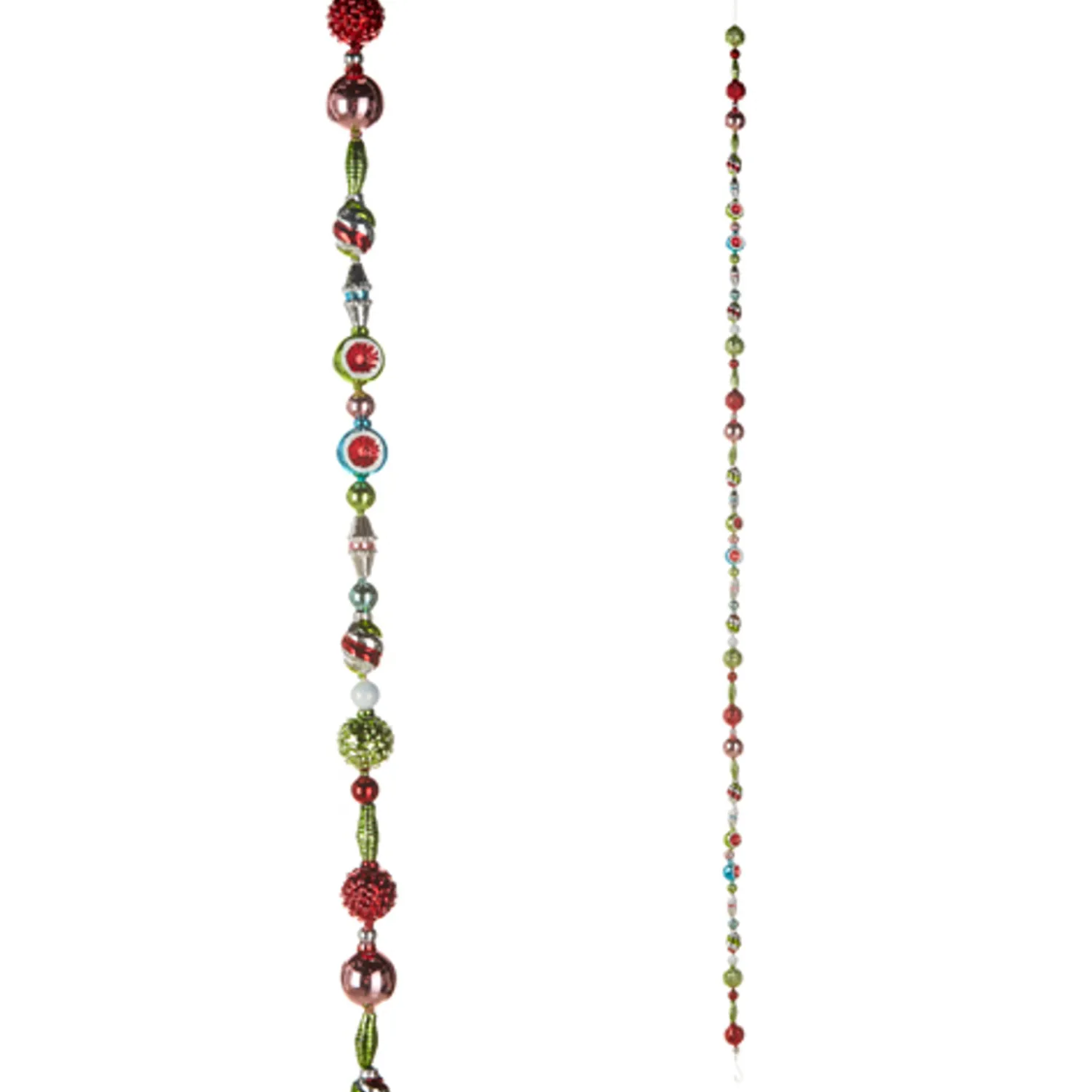 Sale The Jolly Christmas Shop Raz 7' Vintage Glass Christmas Tree Garland G4320031