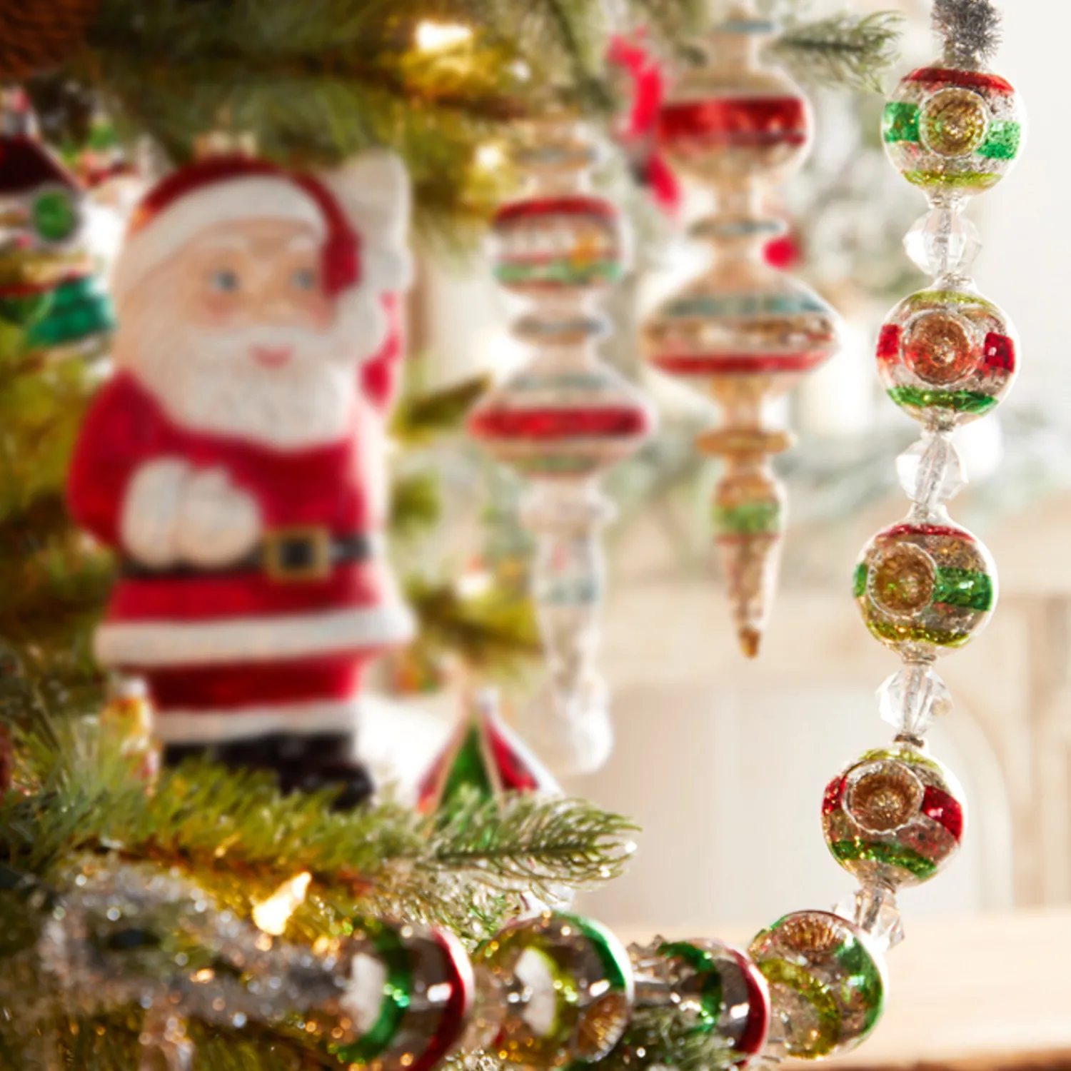 Hot The Jolly Christmas Shop Raz 26" Vintage Ornament Christmas Tree Garland G4324553