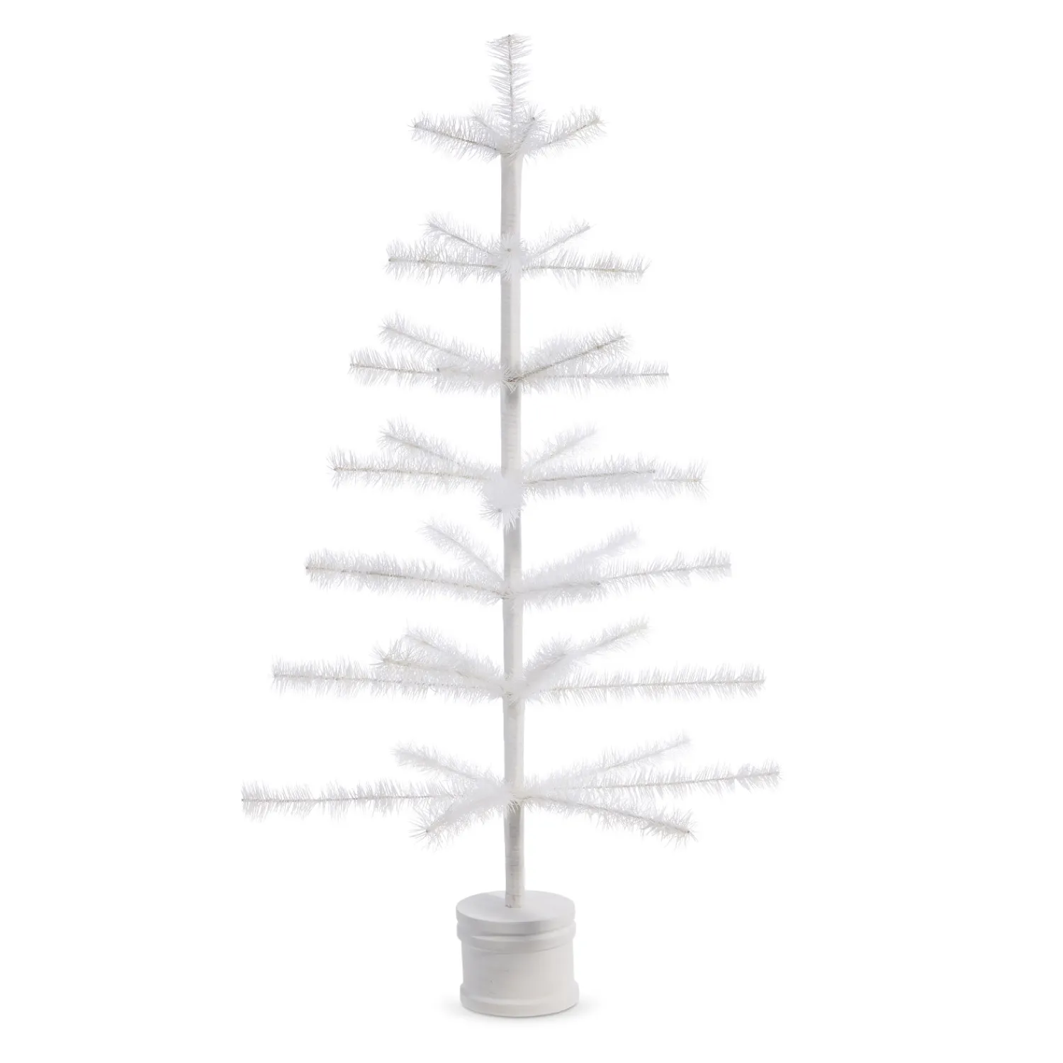 Best The Jolly Christmas Shop Raz 36" White Feather Christmas Or Easter Tree 4416056