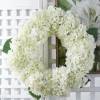 Best The Jolly Christmas Shop Raz 26" White Hydrangea Spring Wreath W4441808