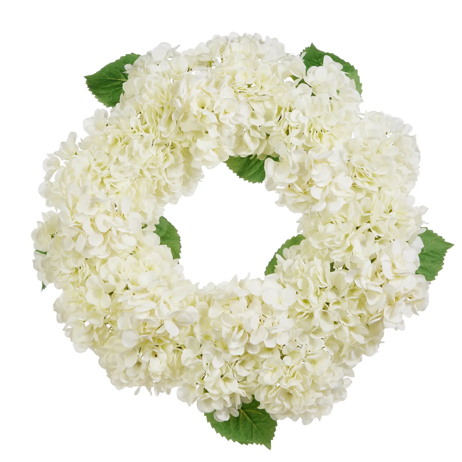 Best The Jolly Christmas Shop Raz 26" White Hydrangea Spring Wreath W4441808