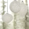 Online The Jolly Christmas Shop Raz 4" White Pearl Glass Christmas Ornament 4222816