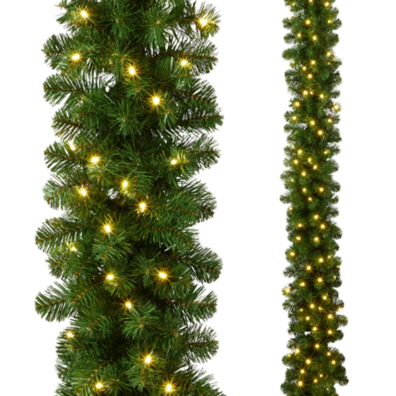 Discount The Jolly Christmas Shop Raz 9' X 12" Pre-Lit Oregon Fir Christmas Garland G4409581