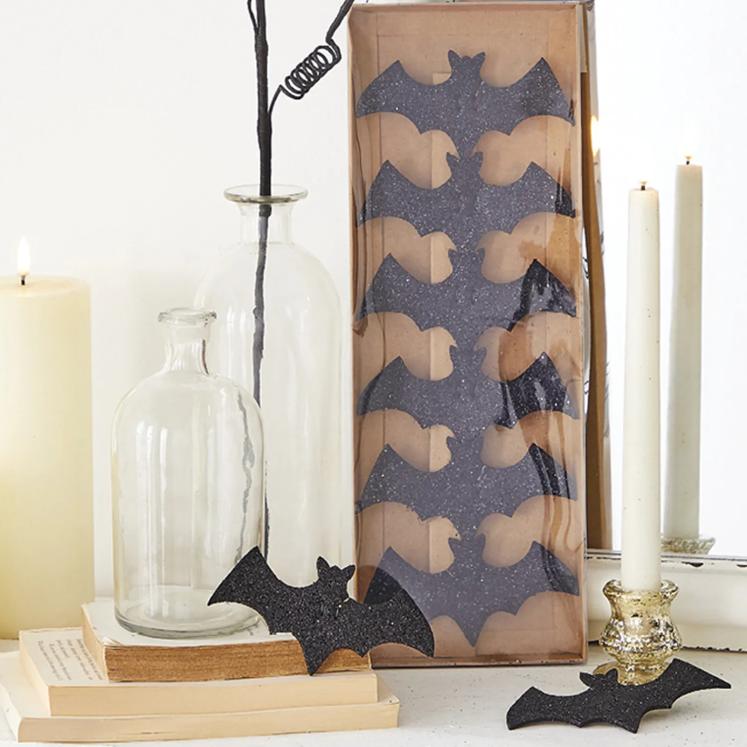 Outlet The Jolly Christmas Shop Raz Box Of 8 Clip On Bats Halloween Decoration 4206786