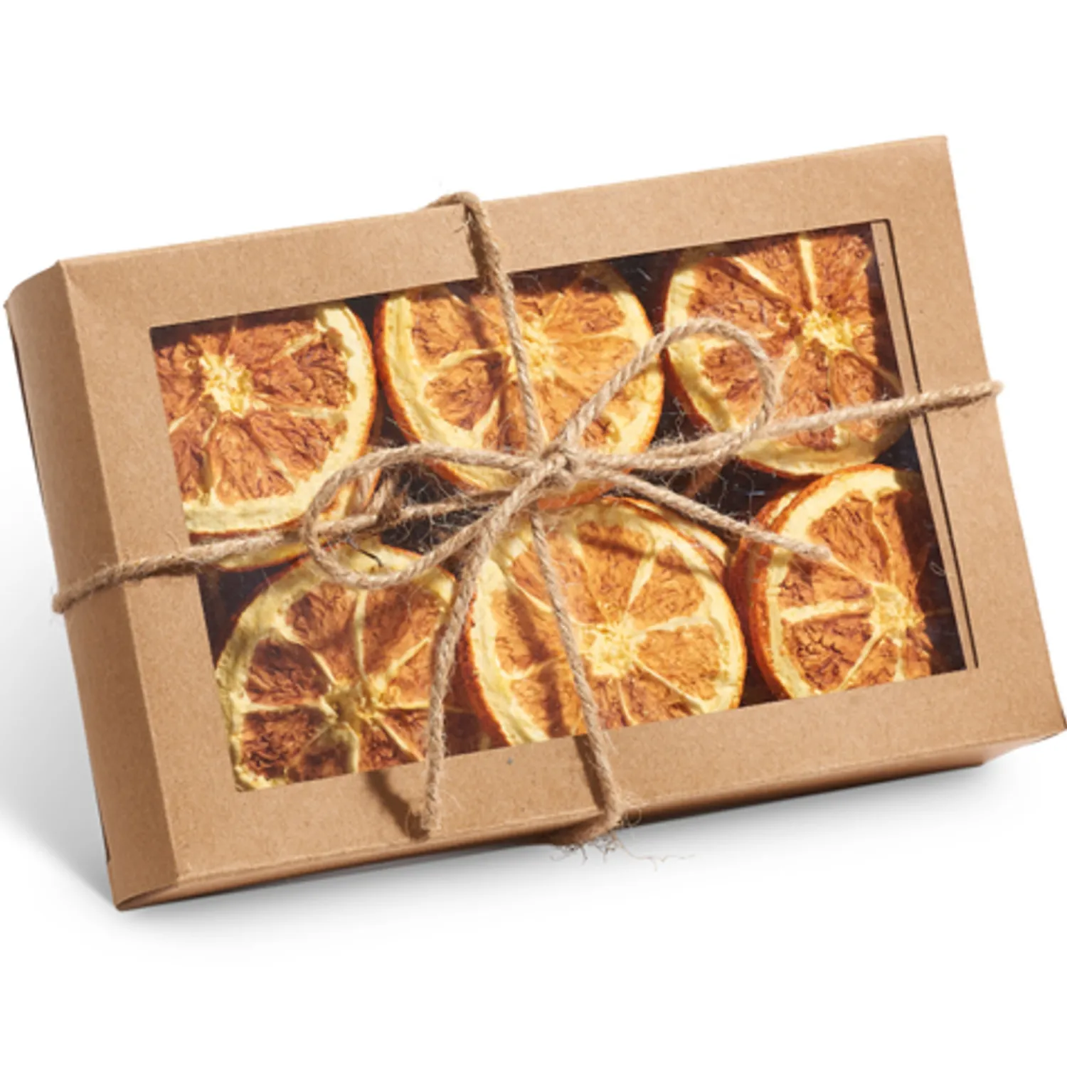 Clearance The Jolly Christmas Shop Raz Box Of 2.25" Dried Orange Slice Christmas Ornaments 4402338