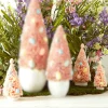 Discount The Jolly Christmas Shop Raz Box Of 3 Pink Bottle Brush Trees With Egg Ornaments 4415510