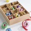 Discount The Jolly Christmas Shop Raz Box Of 2" Vintage Reflector Glass Christmas Ornament 4220974
