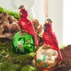 New The Jolly Christmas Shop Raz Eric Cortina 5" Elegant Cardinal Glass Christmas Ornament 4353115