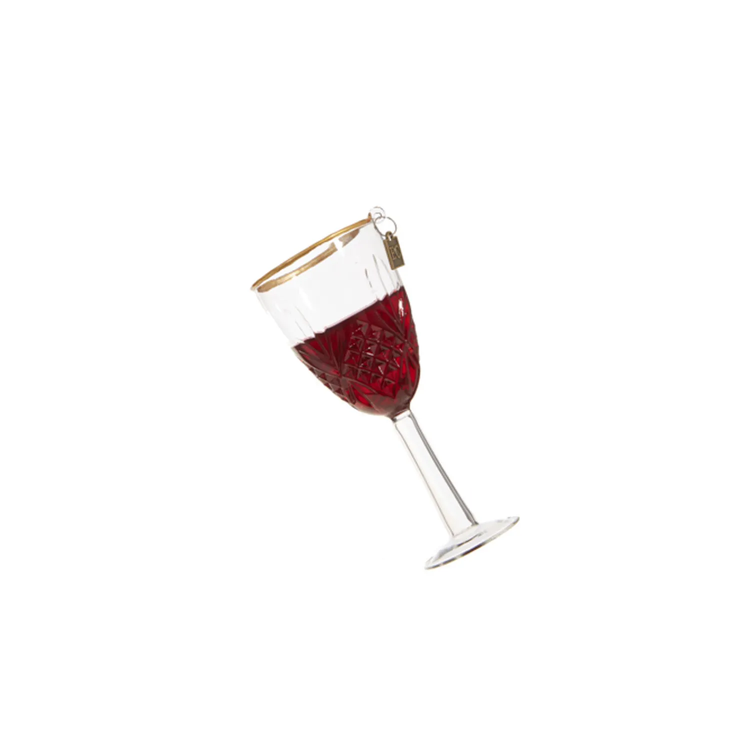Online The Jolly Christmas Shop Raz Eric Cortina 5.5" Elegant Red Or White Wine Glass Christmas Ornament 4353122