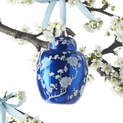 Best The Jolly Christmas Shop Raz Eric Cortina 3" Ginger Jar Glass Christmas Ornament 3953035