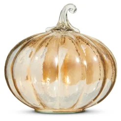 Sale The Jolly Christmas Shop Raz Glass Pumpkins Fall Or Halloween Decoration