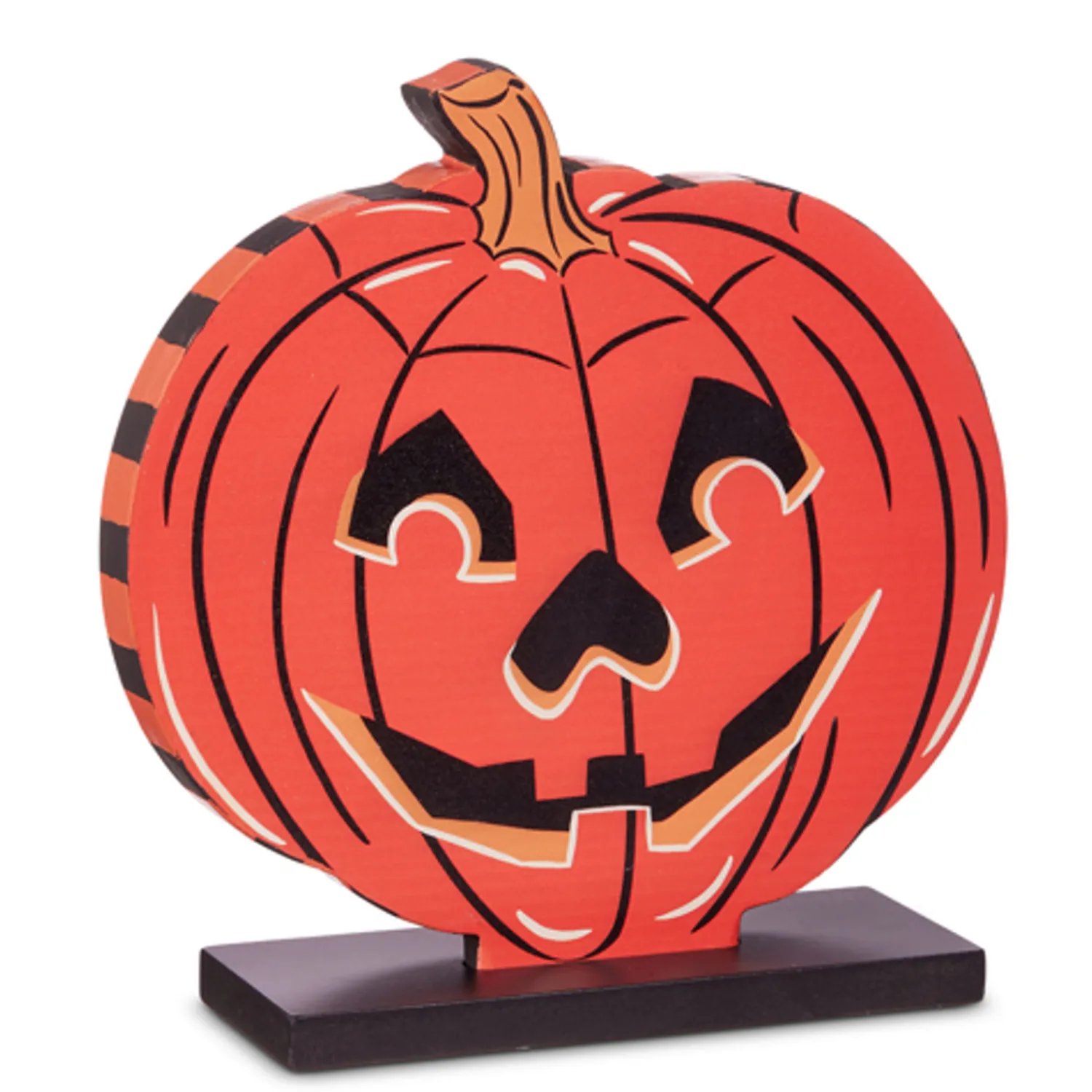 Discount The Jolly Christmas Shop Raz Jack O Lantern, Scaredy Cat, Or Owl Block Cut Out Standing Halloween Sign
