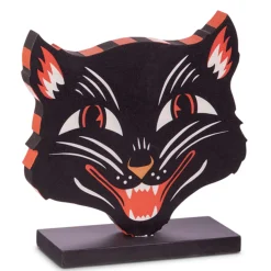 Discount The Jolly Christmas Shop Raz Jack O Lantern, Scaredy Cat, Or Owl Block Cut Out Standing Halloween Sign