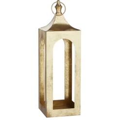 Outlet The Jolly Christmas Shop Raz Large 21" Or 29" Gold Lantern Christmas Decoration