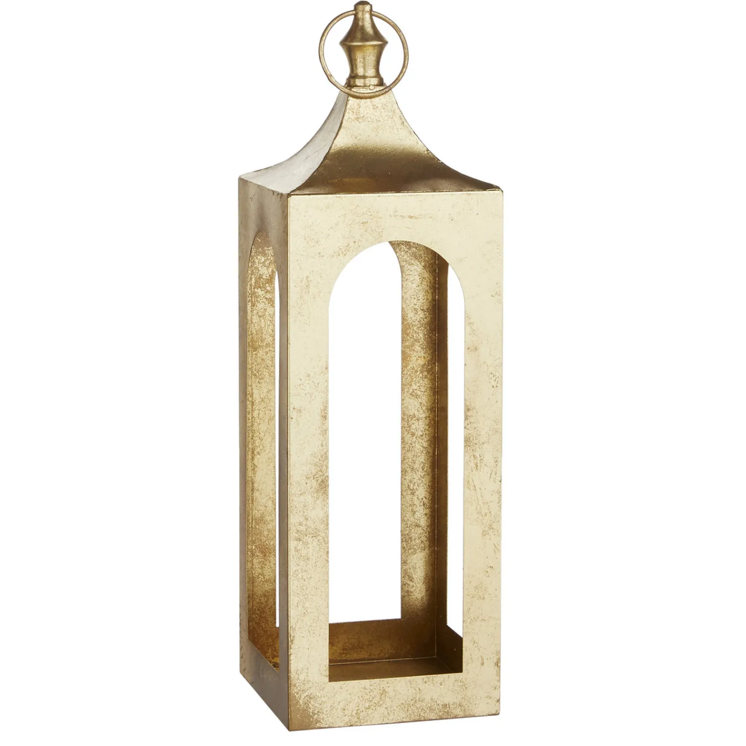 Outlet The Jolly Christmas Shop Raz Large 21" Or 29" Gold Lantern Christmas Decoration