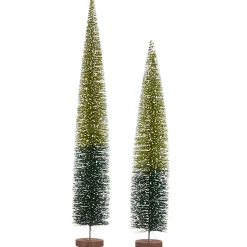 Sale The Jolly Christmas Shop Raz Large 23" Two Tone Bottle Brush Christmas Tree Decoration 4219186