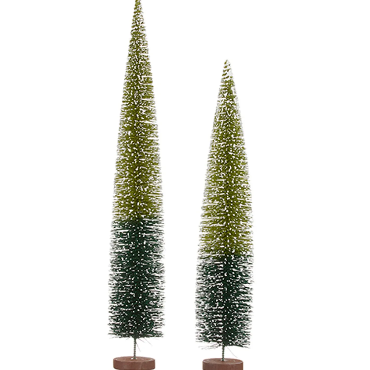 Sale The Jolly Christmas Shop Raz Large 23" Two Tone Bottle Brush Christmas Tree Decoration 4219186